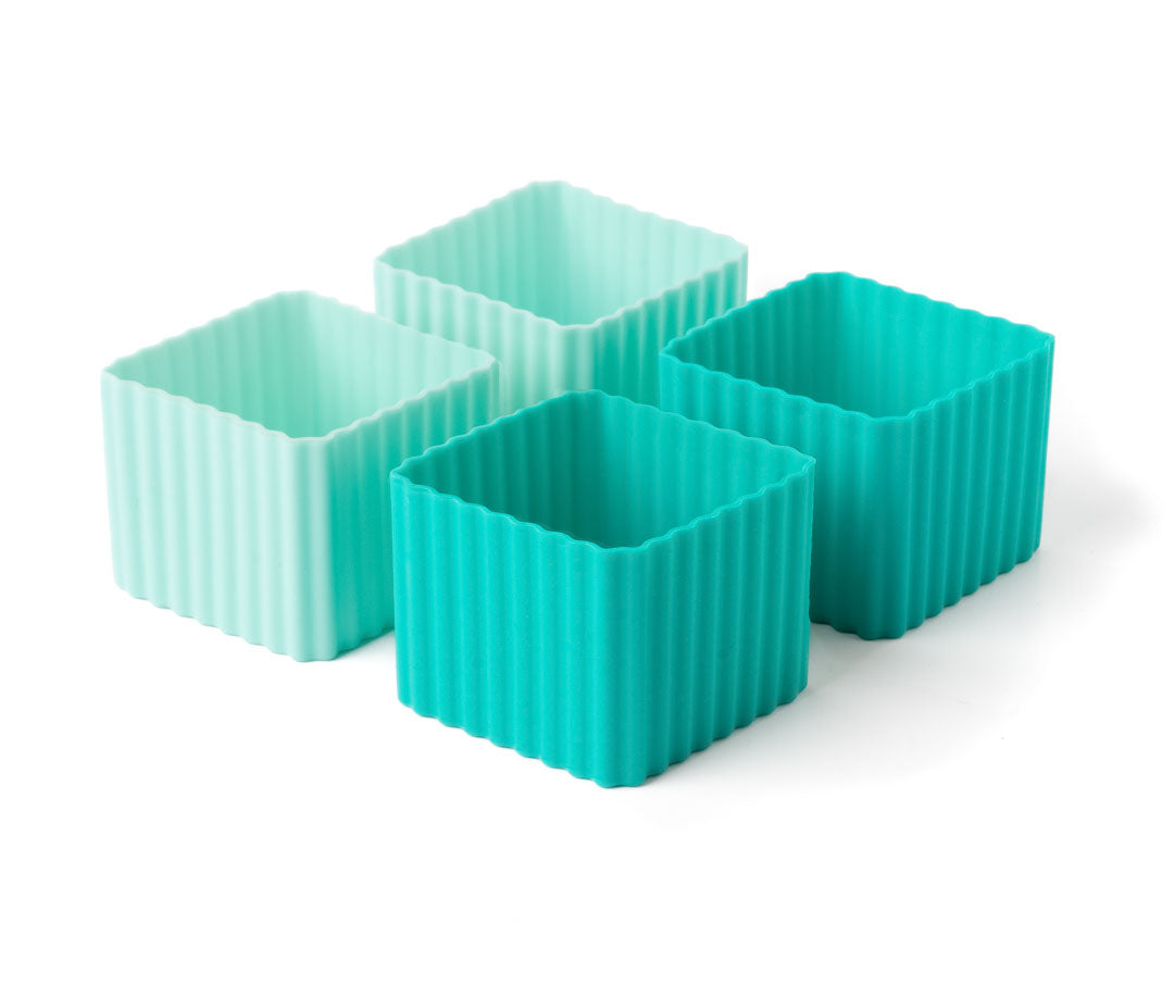 Set cuburi din silicon Lekkabox (4 buc.) - în mai multe culori