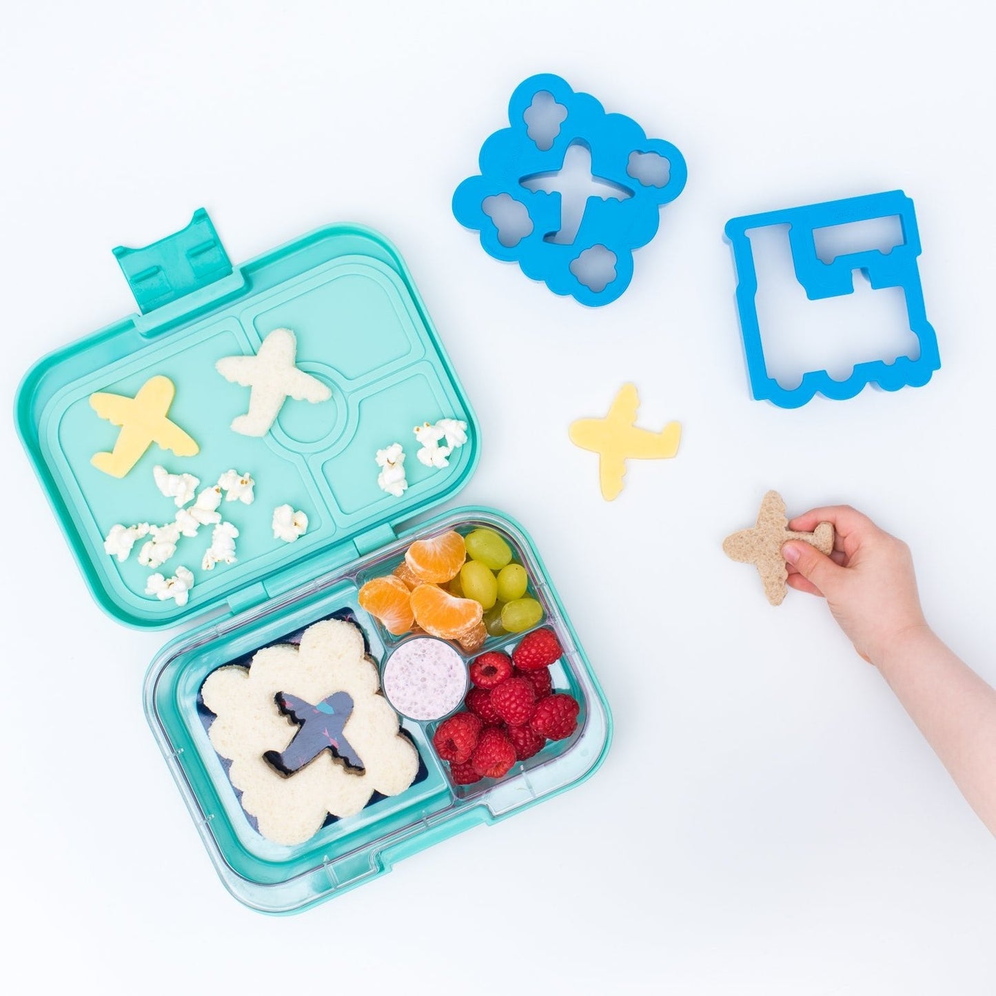 Formă pentru sandvișuri Lunch Punch - Avion și tren