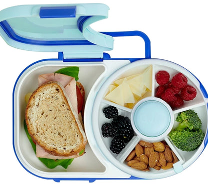 GöBe 2 in 1 Lunchbox & Snack Spinner (diverse culori)