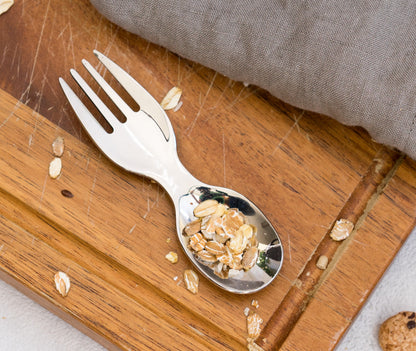 Lingură-furculiță din oțel inoxidabil