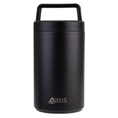 Termos alimentar din oțel inoxidabil Oasis cu lingură și recipient pentru sos, 700 ml (disponibil în mai multe culori)
