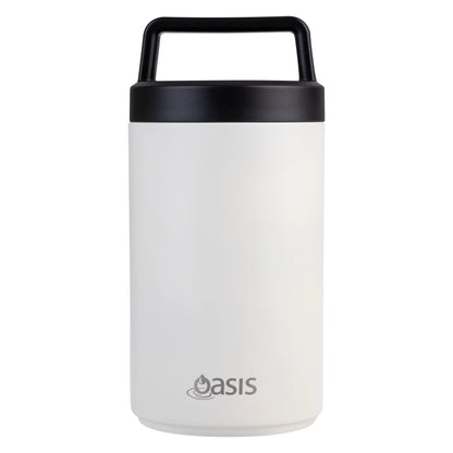 Termos alimentar din oțel inoxidabil Oasis cu lingură și recipient pentru sos, 700 ml (disponibil în mai multe culori)