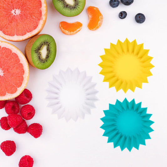 Forme silicon Lunch Punch (3 buc.) - galben