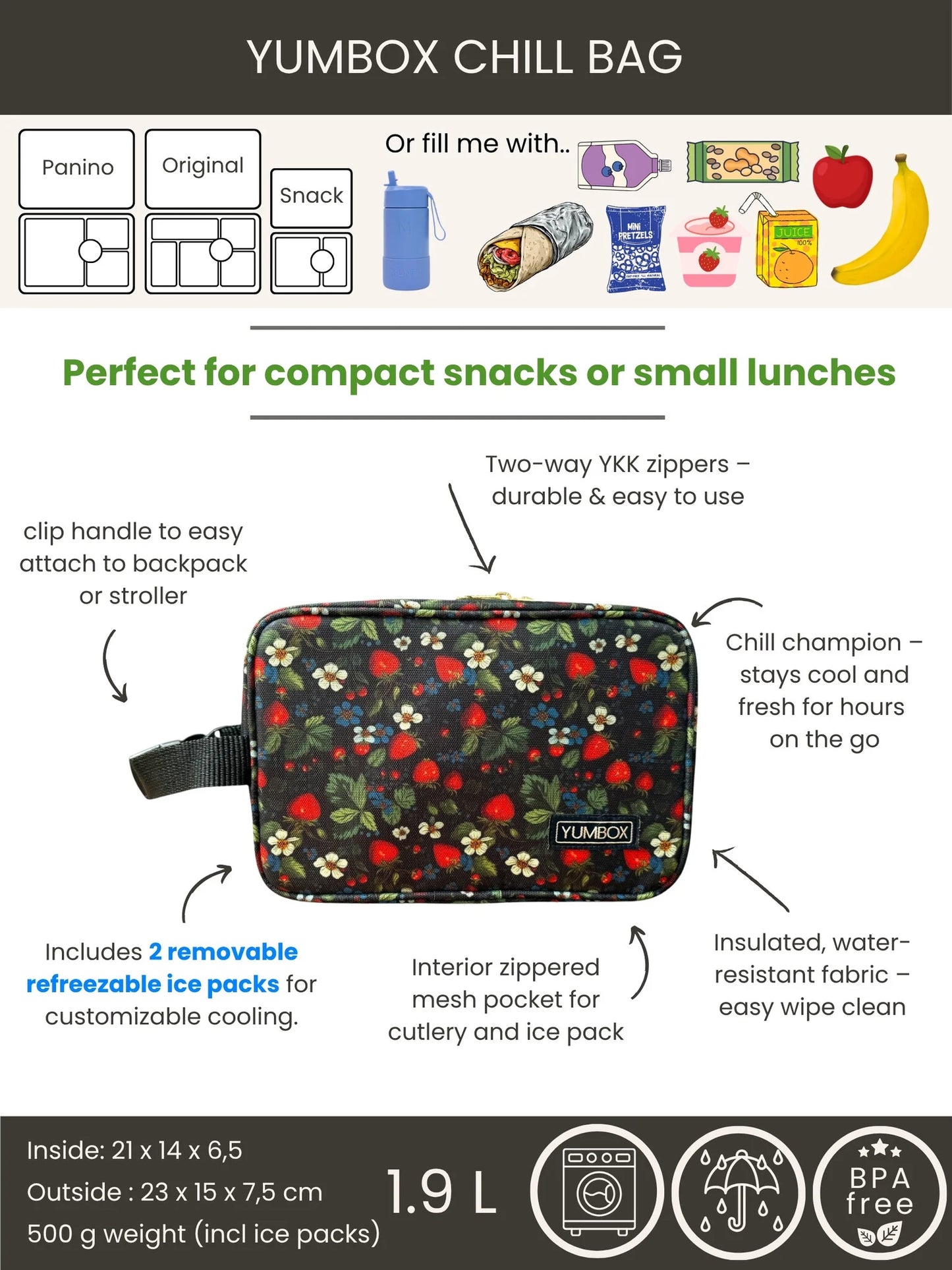 Yumbox Chill Bag (diverse culori)
