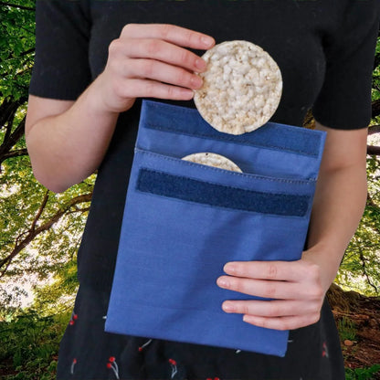Ambalaj pentru sandviș Yumbox Pochette - Albastru închis