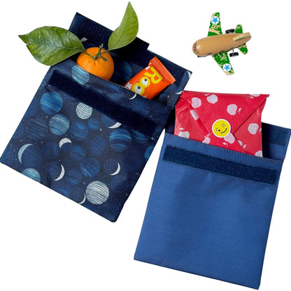 Ambalaj pentru sandviș Yumbox Pochette - Albastru închis