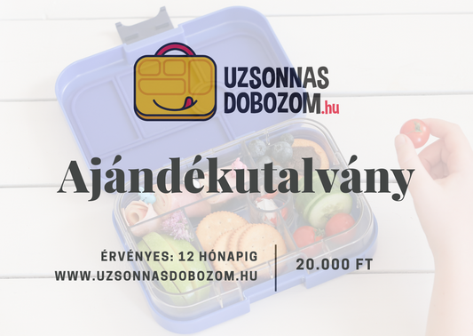 Certificat cadou Uzsonnasdobozom.hu