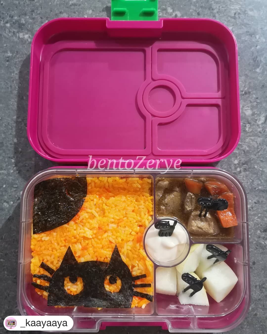6 furculițe mini - pisici negre